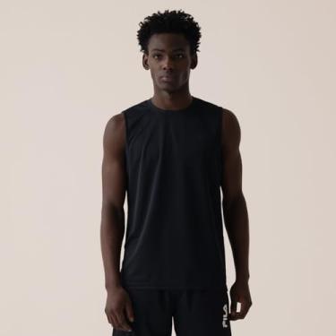 Imagem de Camiseta Sm Masculina Fila Myler, Preto, G