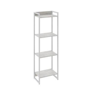 Imagem de Estante Dynamica 45x30x146cm C/04 Prateleiras Snow / Snow /