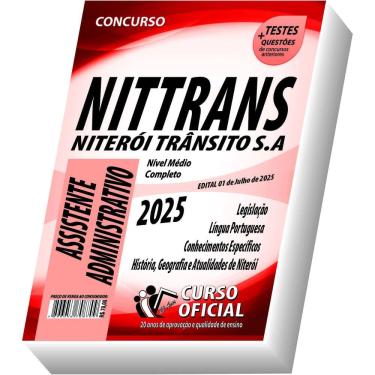 Imagem de Apostila Nittrans Niterói Trânsito Assistente Administrativo