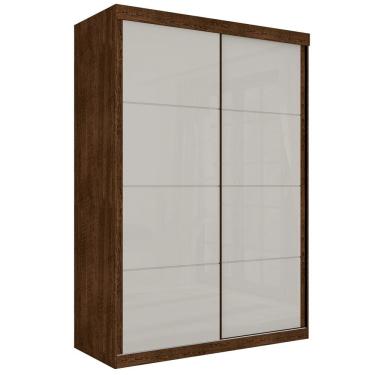 Imagem de Roupeiro Solteiro Duas Portas Correr Malbec Off White