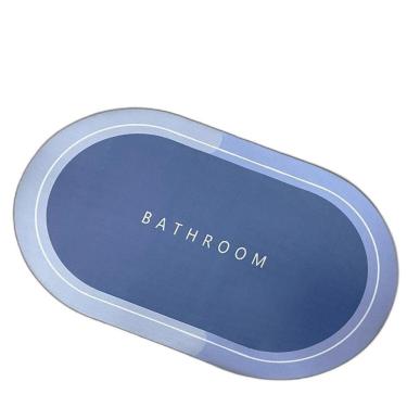 Imagem de Tapete Banheiro Absorve Água Antiderrapante Luxo Hh
