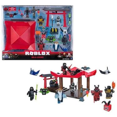 Imagem de Bonecos Roblox Playset de Luxo Ninja Legends Com 6 Personagens e 23 Acessórios - Item Virtual Exclusivo - Sunny - 2239