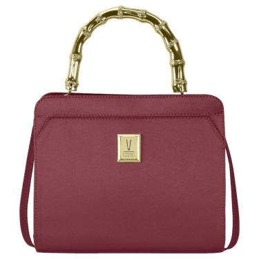 Imagem de Bolsa Feminina Cetim Vizzano 10025.2 Vinho