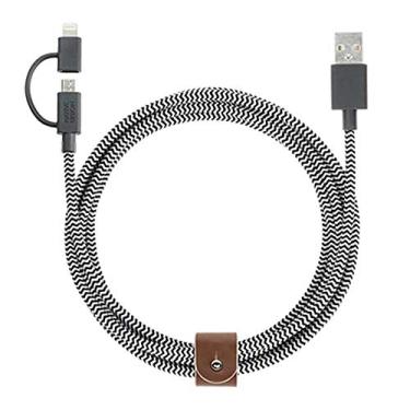 Imagem de Native Union – Cabo Micro USB/Lightning de 16,5 cm – Zebra