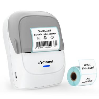 Imagem de Máquina de fabricação de etiquetas térmicas CLABEL 221B Mini Portable 