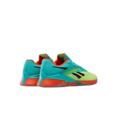 Imagem de Reebok Tênis unissex adulto Nano X4, Verde/amarelo ácido/preto, 13.5 Women/12 Men