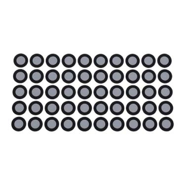 Imagem de Briny River 500 x marcadores de digitalização 3D adesivos 6 mm ID 10 mm OD pontos refletivos para scanners 3D