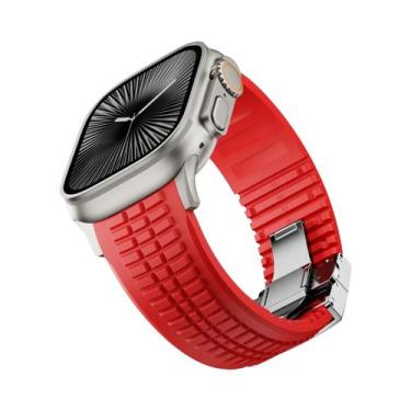 Imagem de Pulseira De Borracha De 46mm 45mm 44mm 42mm Para Apple Watch Ultra 2 1
