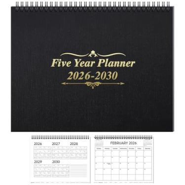 Imagem de Noveread Agenda mensal de 5 anos 2024-2028, agenda mensal, agenda de 5 anos, agenda de 5 anos, para homem e mulher (preto)