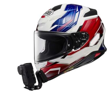 Imagem de SHOEI RF1400 Kits de montagem de queixo feitos para Z8 NXR2 X-SPR PRO Kit de montagem de câmera base personalizada compatível com Gopro Hreo Insta360 Srago DJI Etc. (base de liga de alumínio)