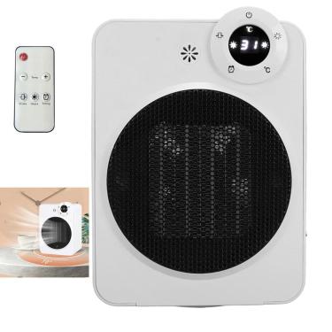 Imagem de Aquecedor Eletrico Display Digital Angulo 70 Graus Controle Temperatura Ajustavel Potente Casa Quarto Ambiente Interno