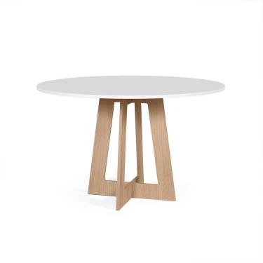 Imagem de Mesa de Jantar Redonda 4 Lugares 90cm Montreal - Straub Web