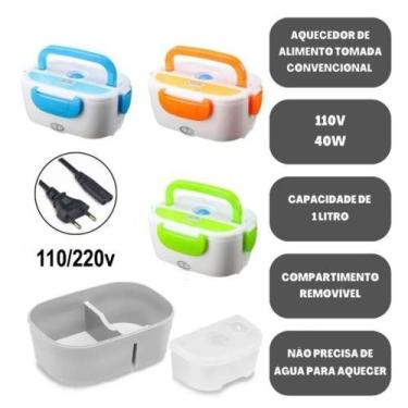 Imagem de Marmita Elétrica 12v Ou 110/220v Carro Taxi Caminhões 1,5l - GM HAIR