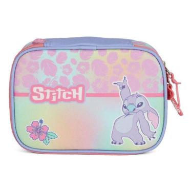 Imagem de Estojo 100 Pens Escolar Juvenil  Stitch Atoalhado