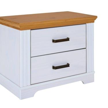 Imagem de Cômoda em Madeira Maciça Pinus Maluno Branco