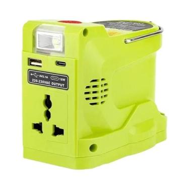 Imagem de Estação De Energia Portátil De 200W Com Luz LED Dual USB Para Bateria 