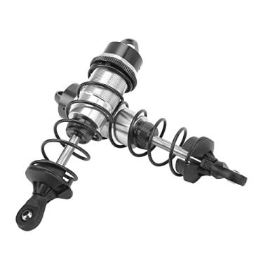 Imagem de Domary Alumínio de Liga de Alumínio Drive de Alta Elasticidade RC CHOQUE DO CHAMPO CONTRAÇÃO COM ASSONHINAÇÃO CNC PARA ARRMA 1/7 1/8 CAR (Preto)