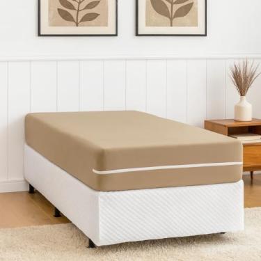 Imagem de Capa Para Colchão Solteiro Com Zíper Malha Gel Várias Estampa (3-AVELÃ)