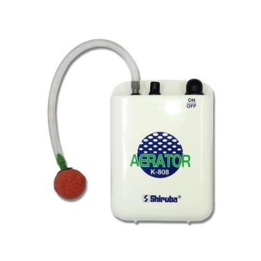 Imagem de Compressor De Ar Oxigenador Pesca Isca Viva Aquario K-808 - Shiruba K-