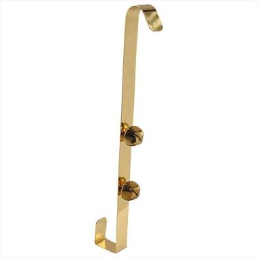 Imagem de Suporte para Guirlanda Natalina com Guizos Dourado 37CM - Magizi