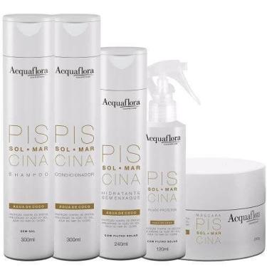 Imagem de Kit Acquaflora Sol Mar e Piscina 05 Produtos - ACQUA FLORA