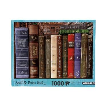 Imagem de AQUARIUS Spell & Potion Books Puzzle (1000 Piece Jigsaw Puzzle) - Glare Free - Precision Fit, 22'' x 28'' (65489)