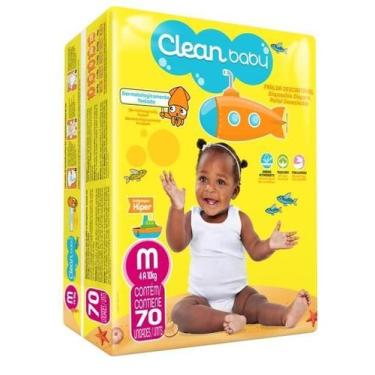 Imagem de Fralda Descartavel M Com 70Un Clean Baby