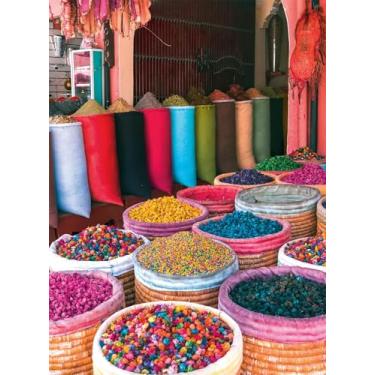 Imagem de Buffalo Games - Colores de Marrakech - Quebra-cabeça desafiador de 1000 peças para adultos perfeito para noites de jogos - Tamanho acabado 26,75 x 19,75