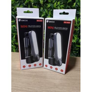 Imagem de MINI ESTABILIZADOR GIMBAL STICK ONEX SEL-6821 - 3 em 1 com Tripé e Con