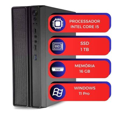 Imagem de Computador Slimdesk Multipc I5 16Gb Ssd 1 Tb Win11 Pro
