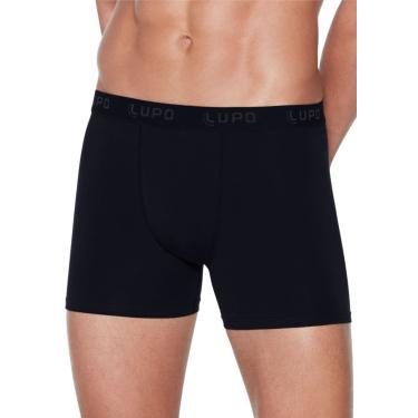 Imagem de Cueca Boxer Algodão Lupo - Preto - 00615 | Pau a Pique