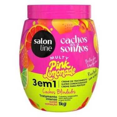 Imagem de Creme de Tratamento 3 e 1 Pink Lemonade 1kg Salon Line, Rotina Capilar