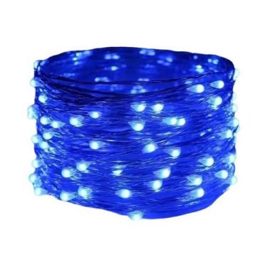 Imagem de Luzes de Fadas LED a Bateria com Fio de Cobre - Decoração para Quarto,
