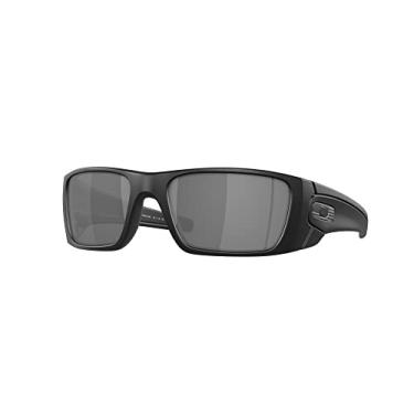 Imagem de Oakley Pacote de óculos de sol OO9096: OO 9096 Fuel Cell 909682 Si preto fosco/bandeiras de aço e coleira preta grande kit de acessórios