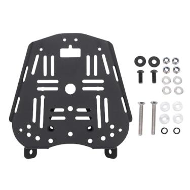 Imagem de Asixxsix Placa Inferior Caixa Traseira, Substituição Placa de Montagem Caixa Superior Motocicleta Em Aço Carbono para ZONTES 368G 501G, Com Parafusos