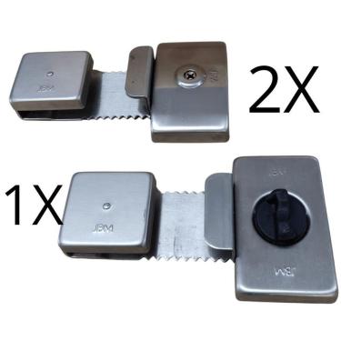 Imagem de Kit Fechaduras Jbm 2 Fc1 E 1 Fc2 15cm