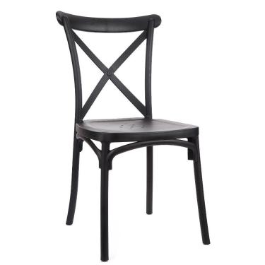 Imagem de Cadeira De Design Katrina Interior E Exterior Preto