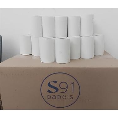 Imagem de BOBINA TERMICA 57X18 PARA MAQUINA DE CARTÃO DE CREDITO E RELOGIO PONTO