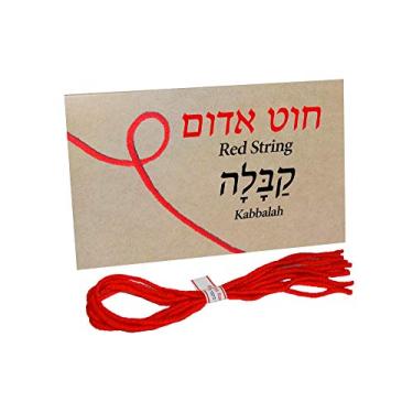 Imagem de 5 peças de pulseira vermelha contra o olho turco da tumba de Rachel Israel com oração de Ben Porat para a família