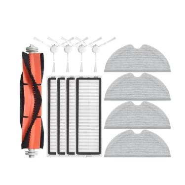 Imagem de Compatible With Xiaomi Mijia 1C 1T Mi Robot Vacuum Mop Dreame F9 Hepa Filter Main Side Brush Mop Cloth Robotic Vacuum Cleaner Accessories(Pink)