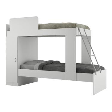 Imagem de Beliche Com Colchão Incluso 1 Porta Havana Multimóveis Branco