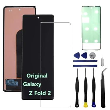 Imagem de Original AMOLED 6,2 polegadas para Samsung Galaxy Z Fold 2 tela frontal pequena externa de substituição Z Fold2 5G SM-F916U SM-F916U1 SM-F916B Tela sensível ao toque com ferramentas e adesivo