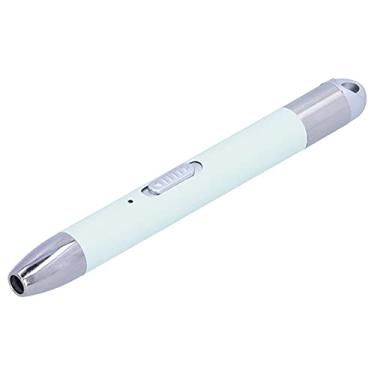 Imagem de RiToEasysports Pão Prático Com Luz Branca/quente, Ferramenta Artesanal Recarregável USB para Desenho e Fabricação Personalizada (Matcha verde (1 única ponta de diamante))