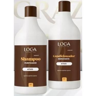 Imagem de Loca Cosmetics Kit Shampoo e Condicionador, Purificação e Hidratação, Fórmula Natural, Para Todos os Tipos de Cabelo