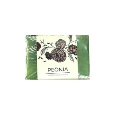 Imagem de Sabonete Glicerinado Natural Vegano Peônia 120g Algodão com Prata ou Ouro ou Cobre