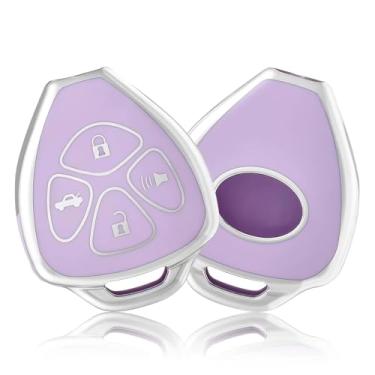 Imagem de Capa de chaveiro de 3/4 botões para Toyota 2009-2016 Venza Camry Corolla 2007 2008 2009 2010 2011 4Runner Yaris