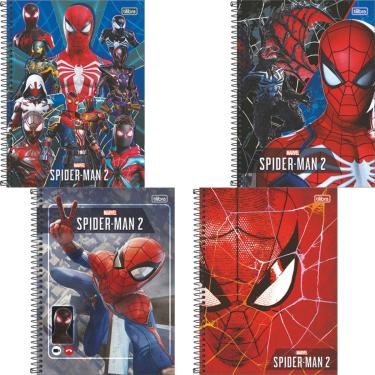 Imagem de CADERNO CAPA DURA UNIVERSITÁRIO SPIDER MAN GAME 10M 160FLS