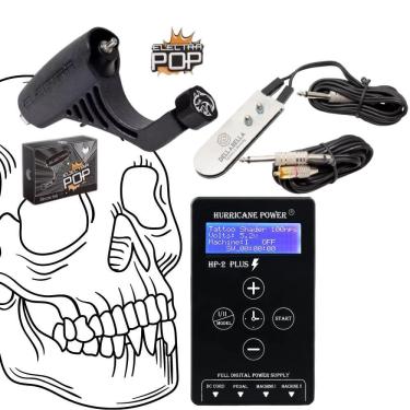 Imagem de Kit Electra Pop Com Fonte Hurricane Trio Tattoo Tatuagem