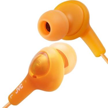 Imagem de JVC Fones de ouvido intra-auriculares HAFX5D Gumy Plus (laranja)