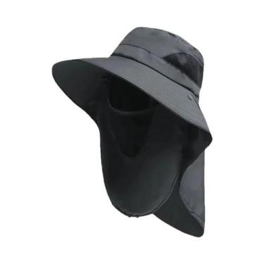 Imagem de Chapéu De Sol Com Proteção UV E Aba Para Pescoço Para Caminhadas Ao Ar
